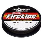 Berkley FireLine Braided Beading Thread 6-Pound Test Smoke Grey .006 Inch 0.15mm 50 Yards