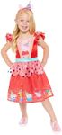 Amscan 9919041 - Girls Officially Licensed Peppa Pig Party Dress & Headband Kids Fancy Dress Costume Age: 2-3yrs