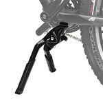 BV E-Bike Heavy Duty Kickstand, Center Mount Bicycle Stand - Length Adjustable, Foldable Double Leg for 24"-28" Bikes