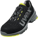 Uvex 1 X-Tended Support Safety Trainer - S3 SRC ESD - Work Shoes with Metalfree Toe Cap Black Red, Black Grey Yellow, 7 US