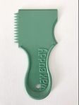 Wax Buddy Wax Comb-The Original, SageGreenIII 100 Recycled Plastic, 3-in-1 surf Tool: Scraper, Comb, Cupped Rail Cleaner., Sage Green, Black, White, Light Blue