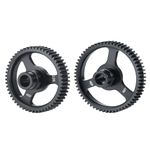 BRKRC 2pcs 40CR Steel 48P Spur Gears 55T 62T Spur Gear Set for 1/10 Scale Tra-xxas Bronco 4-TEC 2.0 Upgrade