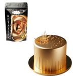 Confect Glistening Gold Fondant | Edible Metallic Fonadant | Chefs Choice Gold Fondant for Cake Decorating - 8.8 Oz