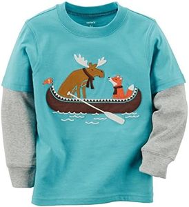 Carter's Baby Boys' Graphic Tee, Canoe, 3 Months