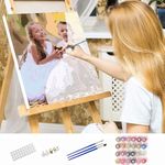 Personalized Custom Paint by Number, DIY Canvas Oil Painting Make Your Photo, Canvas Paint by Numbers for Beginners, Gift Choice for Family, Friends, Pets Home Decor
