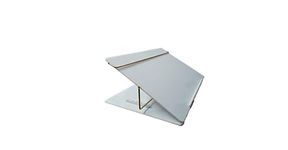 LUVYANSH Writing Table Top Elevator Writing Desk (P.S Sheets) 7m.m (Standard Size 15 * 21 Inches) Milky White Colour with Height Adjustable (Make in India)