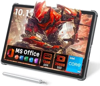 Tylvx 2-in-1Tablet/Laptop Computer, 10.1" HD Touchscreen Tablet PC with Stylus, Intel m3 8100Y up to 3.4GHz, 12GB RAM 256GB SSD, Win 11 for Drawing, Note-Taking, Digital Sketching(Without Keyboard)