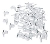 ClosetMaid 1770 Drywall Wall Clips, White, 1-Pack (48 Pieces)