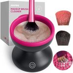 Electric Makeup Brush Cleaner Machine - Alyfini Portable Automatic USB Cosmetic Brushes Cleaner Cleanser Tool for All Size Beauty Makeup Brush Set, Liquid Foundation, Contour, Eyeshadow, Blush Brush