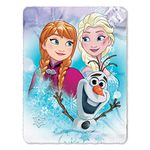 Northwest Disney's Frozen, 45 60-inch Company, Polyester, Snow Journey Fleece Throw, 45" x 60"