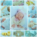 Baby Knitting Pattern Book Newborn for Prem to 18 Months in Cottonsoft DK King Cole