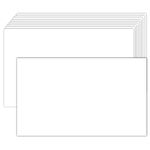 100 Pack White Blank Index Cards 3x5 Unlined Note Cards, Goefun 80lb Heavy Duty Card Stock Thick Paper for Postcards, Photo Paper, Syllable Boards