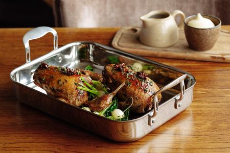 ProWare 35cm Stainless Steel Roasting Pan – Oven Safe Cookware