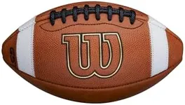 WILSON GST Leather Game Football - 