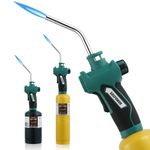 Propane Torch Head with igniter, Trigger Start Torch Head for Propane, MAPP/Map Pro Torch, Turbo Torch kit,MAP Gas Torch Kit, Welding Torch,Soldering Torch((Fuel not Included)