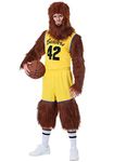 Fun Costumes Teen Wolf Costume for Men | Teen Wolf Jersey, Werewolf Costume Wolf Costume for Men Medium Bundle Yellow