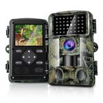 HAZA Trail Camera 58MP 2” Huge Screen 2.7K HD Game Hunting Camera with Night Vision Motion Activated IP66 Waterproof Outdoor Deer Wildlife Camera Field Night Cam for Backyard/Tree/Farm (greener)