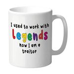 Funny Leaving Job Mug - 'I Used to Work with Legends' - Hilarious Farewell Gift for Coworker, Boss, or Friend New Job - 11oz Coffee Mug CMUG162