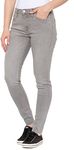 True Religion Women's Jennie Mid Rise Curvy Fit Skinny Ankle Jean, Light Wash Grey, 27