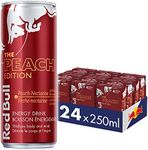 Red Bull Energy Drink, Peach-Nectarine, 250ml (24 Pack)