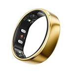 RingConn Gen 2, World’s First Smart Ring with Sleep Apnea Monitoring, No APP Subscription, 12-Day Battery Life, Stress/Heart Rate/Women's Health Tracker, Android & iOS Compatible (Gold, Size 8)