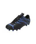 PUMA Men's ATTACANTO FG/AG Soccer Shoe, Black-BLUEMAZING, 8 UK