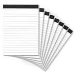 8 Pack Notepad Small Notepads Refills 4 x 6 Memo Pads Lined Paper Pad Bloc Note Writing Note Pads 4 x 6” Scratch Pads Server Writing Pads Small Pocket Notebook with 30 Sheets Per Pad for School Office