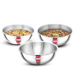 Hawkins Kitchen Gift Pack 2024, Set of 1.5 Litre, 2 Litre and 2.5 Litre Triply Stainless Steel Metro Kadhai, Tasla, Kadai, Silver (24STGP)