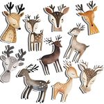 Woodland Deer Cutouts for Baby Shower | Woodland Animals Cutouts for Kids | Forest Deer Animals Birthday Party Decorations