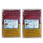 MS PET HOUSE All Life Stages Dog Chew Sticks - 1.8 Kg Total | 900g Chicken & 900g Mutton Flavour | Munchy Sticks Mix | Chew Treats for All Breed Dogs | Nutritious Chew Snacks for Healthy Teeth & Gums