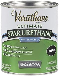 Rust-Oleum 250141H Ultimate Spar Urethane Water Based, Quart, Semi Gloss Finish