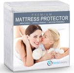 (King) - King Mattress Protector, Waterproof, Breathable, Blocks Dust Mites, Allergens, Smooth Soft Cotton Terry Cover. The Premium Mattress Protector Will Surely Increase The Life of Your Mattress.