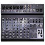 Digimore 8 Channel Mixer with Interface, 32 DSP DJ Bluetooth Mixer Reverb Effect +48V Phantom For Karaoke Studio Streaming Recording (D-256)