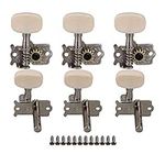 Yibuy 3R3L Guitar Machine Heads Guitar Tuner Tuning Pegs with 12 Screws