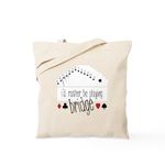 CafePress Playing Bridge Tote Bag Natural Canvas Tote Bag, Reusable Shopping Bag