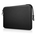 FINPAC 15.6-inch Hard Laptop Sleeve Case Compatible with 15.6 Inch Acer Aspire, Shockproof Computer Carrying Case for 15.6 Inch HP Dell Razer Samsung Laptop Chromebook(Black)