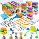 Modelling Clay Kit - 36 Colors Air Dry Magic Clay, DIY Molding Clay with Tools, Craft Kit for Kids Boys Girls, Presents Gift for Boys & Girls Age 3-12 Year Old