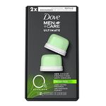 Dove Men + Care Ultimate 0% aluminum Refillable Deodorant Kit for long-lasting freshness Fresh Feel deodorant for men with 48h odour protection 32 g pack of 2