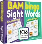 THE BAMBINO TREE Sight Word Bingo Game Level 3 & 4 - Learn to Read Vocabulary for 1st 2nd 3rd Grade Kids - Dolch's Fry's Site Words Reading Game