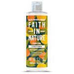 Faith In Nature Natural Grapefruit & Orange Conditioner, Purifying for Oily Hair & Scalp, Vegan & Cruelty Free, No SLS, Silicones or Parabens, 400ml