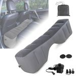 MEIRRAI Car Mattress, Inflatable Car Bed for Back of Cars, Gap Filler Air Mattress, Rear Seat Widening for SUV/MVP/Saloons, Travel Inflatable Gap Pad, Camping Bed with Air Pump for Travel Camping
