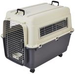 Amazon Basics Heavy Duty Pet Airline Carrier | IATA Approved Large Pet Carrier | Travel Pet Kennel | Suitable for Large Size Dogs | Breathable & Washable | 36 Inches