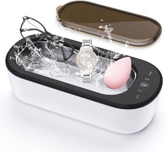 Nettoyeur à Ultrasons, 300ml Ultrasonic Cleaner 47kHz Nettoyeur sonique, Portable Nettoyeur de bijoux avec 4 modes de nettoyage, Nettoyeur Ultrasons Lunettes pour dentaires/Collier/BAGUES/Regarder