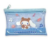 Sanrio Cinnamoroll Accessories Cosmetic Flat vinyl Mini pouch Zipper Case Bag 4.7 in (W) × 3.0 in (H)