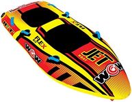 Wow World of Watersports Jet Boat 1 or 2 Person Inflatable Towable Cockpit Tube for Boating, 17-1020