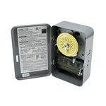 Intermatic T103 120-Volt DPST 24 Hour Mechanical Time Switch , Grey