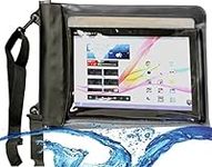 Navitech Black Waterproof Case/Waterproof Cover Compatible With The 10 Inch Tablets Including The Polaroid 10.1 Inch Tablet