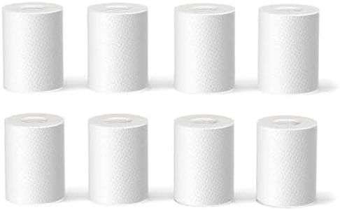 Frizzlife Faucet Extender 8pcs Replacement Cartridge, 8pcs PP Cotton Filter for FF1080, FF1080-EX, FF1440 Sink Faucet Water Filter