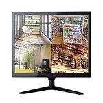 Cocar 15" CCTV Monitor Security Monitor Screen BNC VGA HDMI LCD Display for Home Security Systems Surveillance Camera STB 1024x768 Built-in Speaker Vesa Wall Mounting