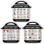 Instant Pot Cook Times Cheat-Sheet - Refrigerator Magnet Quick Reference Stickers Magnetic Cheat Sheet (Instant Pot Decals)